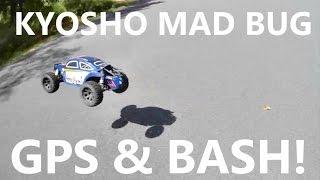 Kyosho  VW mad bug ve GPS speed, bashing test with new servo