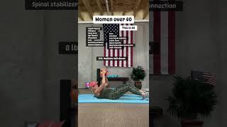 Medicine Ball Sit Up w Side Reach Core Rotation #womenover40 #olderbody #overfifty #schofit