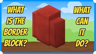 What Is The Border Block & What Can It Do? [Minecraft Bedrock Edition]