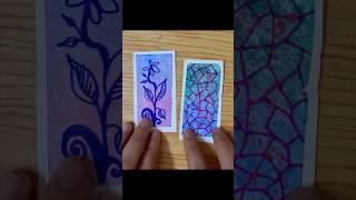 EASY BOOKMARKS using SALT & POLLY WRAPPER #shorts #beginners #art