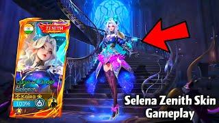 SELENA NEW ZENITH SKIN GAMEPLAY‼️EVIL CINDERELLA⁉️