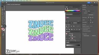 Retro Wavy Text Design Tutorial- Adobe Illustrator How to Video- zindee