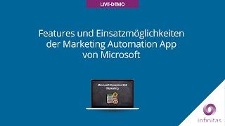 Webinar Features und Einsatzmöglichkeiten mit Microsoft Dynamics 365 Marketing