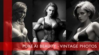 Pure AI Beauty - Gallery of Fashion Models in Vintage Lace Lingerie #fashion #lace #glamour