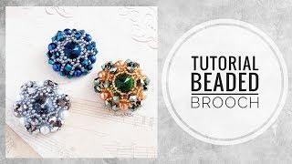 #МК - Брошь из бисера | #Tutorial - beaded brooch