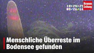 Menschliche Überreste im Bodensee gefunden | krone.tv NEWS