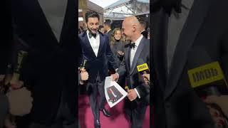 Anora actor Yura Borisov responds to his lookalike contest at golden globes @imdb #IMDbpartner