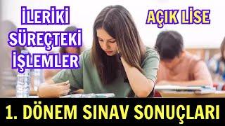 1. Dönem Sınav Sonuçları ne Zaman Açıklanacak? Sonuçlar Nasıl Erken Öğrenilir?