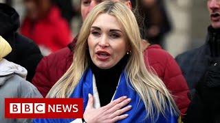 Ukrainians in Lviv standing strong against growing Russian aggression - BBC News