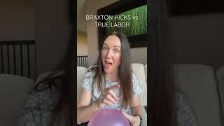 Braxton Hicks or True Labor? #laboranddelivery #pregnancytips #contractions #expecting #pregnancy