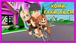 KOMİK FAKİR AİLEM OLUYOR  ROBLOX BROOKHAVEN  RP HİKAYE KÜBRA NİSA HAN KANAL