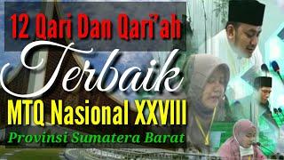 12 Qari dan Qari'ah Terbaik MTQ Nasional XXVIII 2020 Sumbar