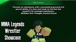 MMA LEGENDS - WRESTLER SHOWCASE - ROBLOX