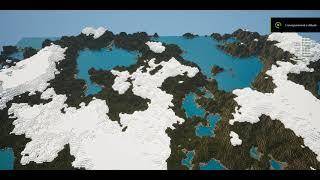 UnrealCraft Infinite WIP1 - Minecraft style voxel world Blueprint created in Unreal Engine 5