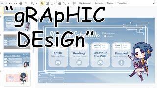 How-to: Easy "Graphic Design" on Google Slides (for VTubers and Streamers)