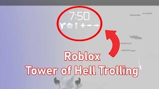 Bunny Hop Trolling on Roblox Tower of Hell