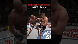 Nastiest Leg kicks in UFC #ufc #mma #mmafighter #knockout #moments #boxing