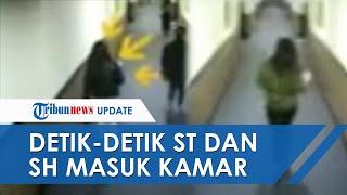 Video CCTV Detik-detik Artis ST dan SH Masuk Kamar Hotel, Muncikari Merupakan Pasutri