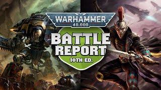 Imperial Knights vs Harlequins Warhammer 40k 10th Edition Battle Ep 44