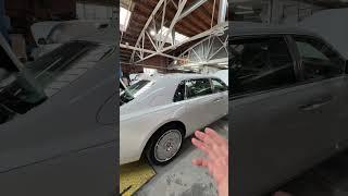 ПОКРАСКА КРЫШИ НА НОВОМ  ROLLS ROYCE PHANTOM ЗА 1 $ #shorts  #rollsroyce #new #losangeles #usa