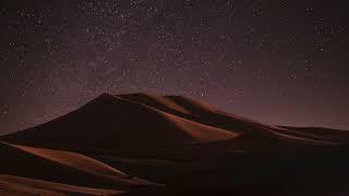 Bruit du vent relaxant du desert pendant la nuit - Wind noise in the desert