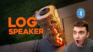 Can You Turn a Log Into a DIY Bluetooth Speaker?!