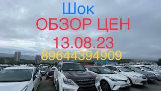 АВТОРЫНОК ВЛАДИВОСТОКА, ОБЗОР ЦЕН 13.08.23, АВТОПОДБОР, НОВОСТИ