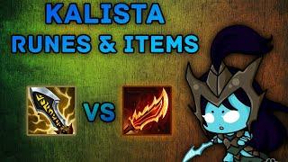 KALISTA  RUNES & ITEMS EXPLAINED | S14 guide