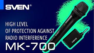 SVEN MK-700 wireless dynamic microphone.