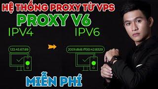 HƯỚNG DẪN TẠO HỆ THỐNG 1000 PROXY V6 BẰNG VPS / CREATE PROXY V6 WITH VPS