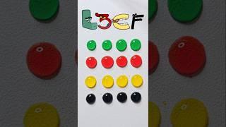 Mix It Up: Only One Makes Black?  #alphabetlore #colormixing #numberlore
