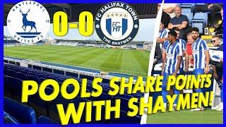 HARTLEPOOL UNITED 0-0 FC HALIFAX TOWN | MATCHDAY VLOG | POOLS SHARE POINTS WITH SHAYMEN!