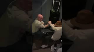 Arm Wrestling Fail, Lady punks Toddzilla