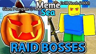 COMO SPAWNAR OS RAID BOSSES SECRETOS NO MEME SEA!