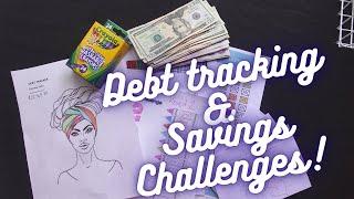 SAVINGS CHALLENGES: PAYING OFF DEBT, CRAYOLA, NICKEL AND 100 ENVELOPE!!!