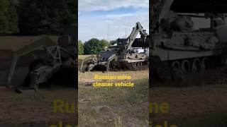 #Russian land mines cleaner vehicle with T 90 tank engine and body