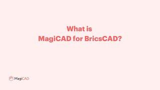 MagiCAD for BricsCAD is now here! New platform, same tools