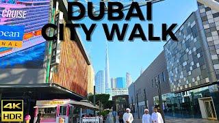 City Walk | Dubai | Walking Tour | 4K 60fps | 2023