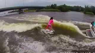 Серфинг на Крестовском острове в Санкт-Петербурге. Wakesurf. Funkywake.ru