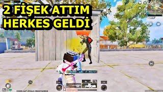 2 FİŞEK ATTIM TÜM HARİTA GELDİ RESMEN ! BATUR GAME SOLO SQUAD PUBG MOBİLE