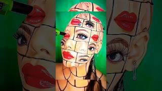 Best Face Art  #fun #4u #shorts