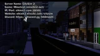 CitySim 2 Info (in description too)