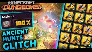 Overpowered Ancient Hunts Glitch - (Farm Gilded Items Easily in Minecraft Dungeons)