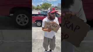 HE TOLD PEACH McINTYRE  HE WOULD RAP FOR FOOD  
