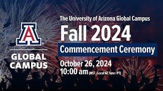 UAGC | Fall 2024 Virtual Commencement Ceremony