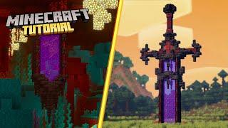 Minecraft |  How to build a Nether Sword Portal