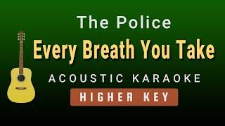 Every Breath You Take - The Police (Female / Higher Key Acoustic Karaoke)