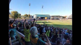 Mental crowd reaction as Ismail bowls Knight. [W/ SA vs ENG '23]