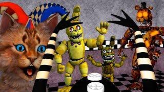 ИГРАЮ ЗА АНИМАТРОНИКА МАРИОНЕТКУ / ФНАФ 3D ПУГАЮ ОХРАННИКА / КООП FNAF ROBLOX