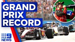 Melbourne Grand Prix smashes attendance record boasting biggest ever turnout | 9 News Australia